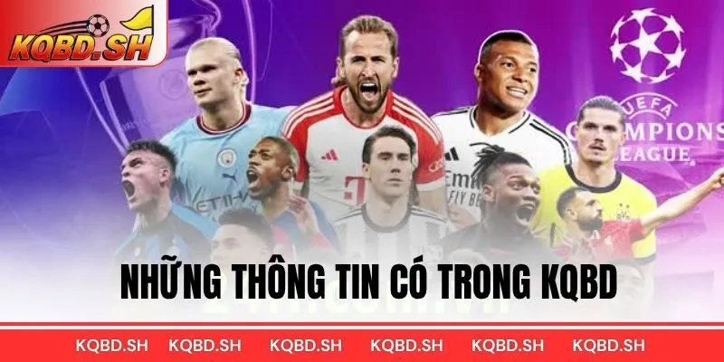 Những thông tin có trong KQBD